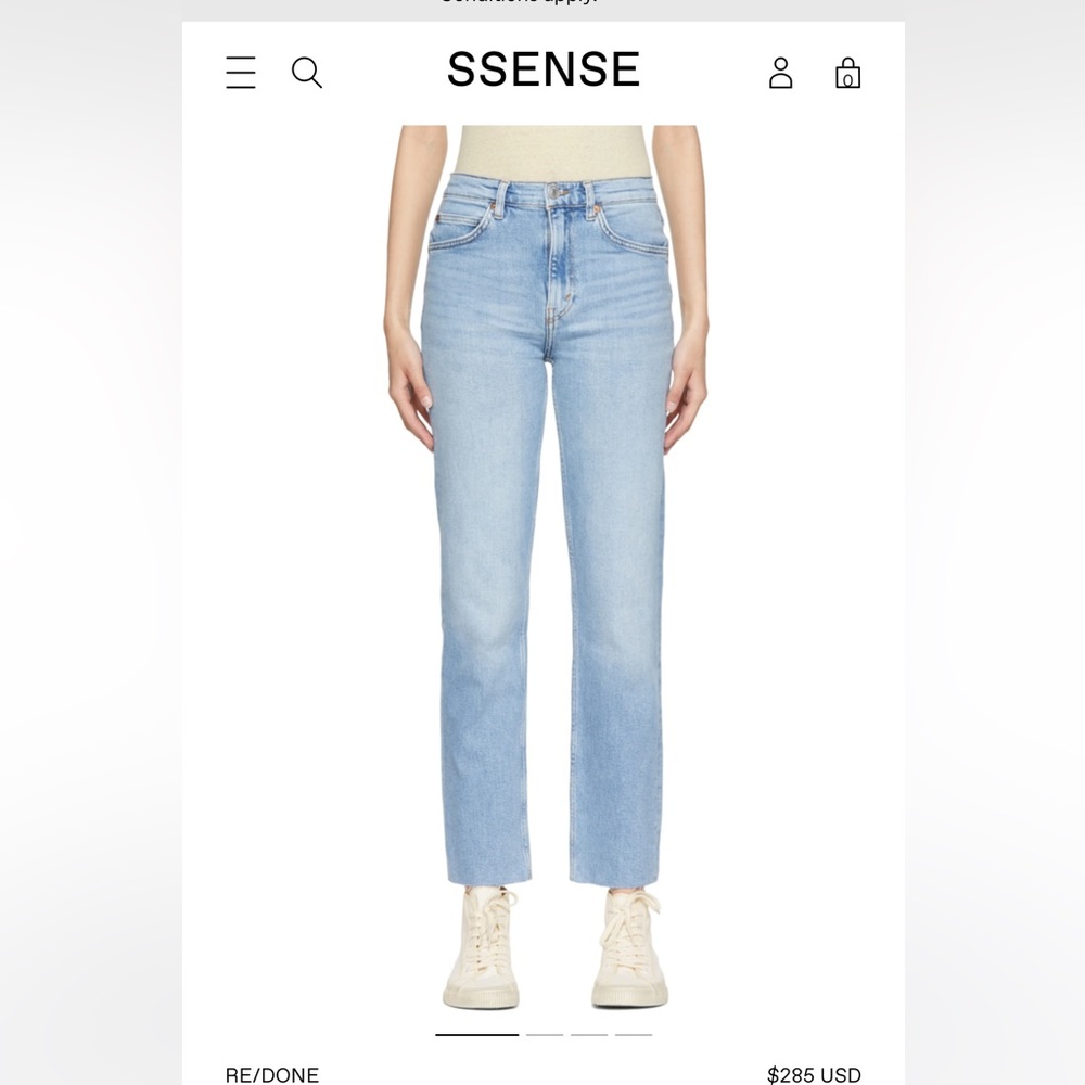 ReDone 70s Straight Leg Jeans
